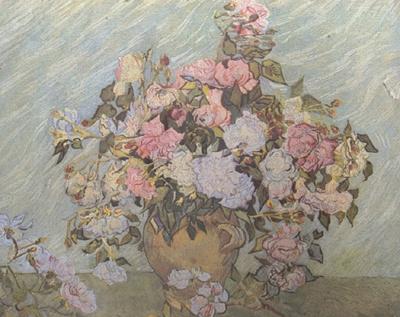 Vincent Van Gogh Still life:Vase with Roses (nn040